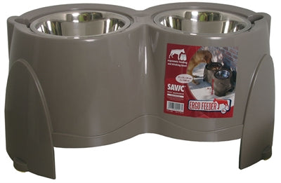 Savic Food Bowl Ergo Feeder Grey Grey