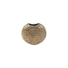 Vase champêtre métal doré h29,5cm