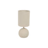 Countryfield lampe de table saris s crème ø19xh45cm