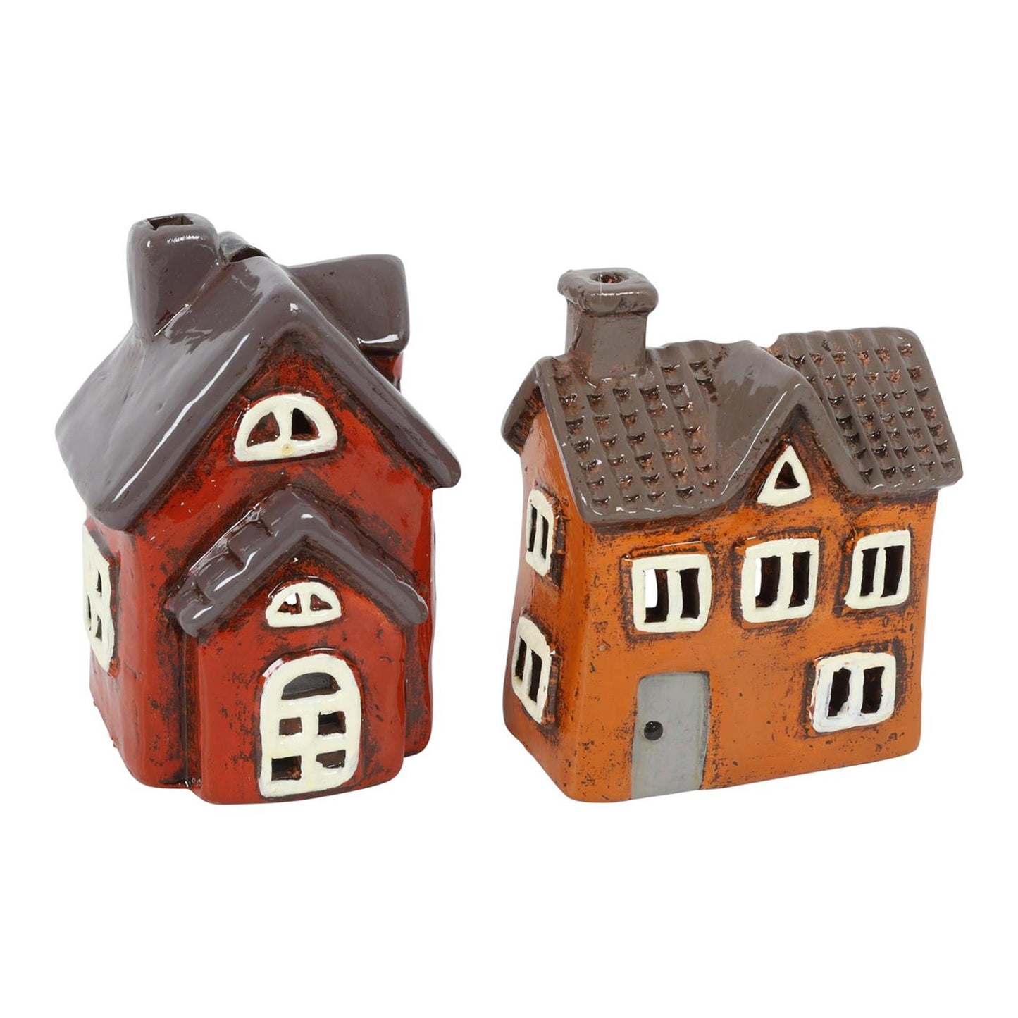 Facture de maison avec bougie chauffe-plat Countryfield 10x9,5x14cm