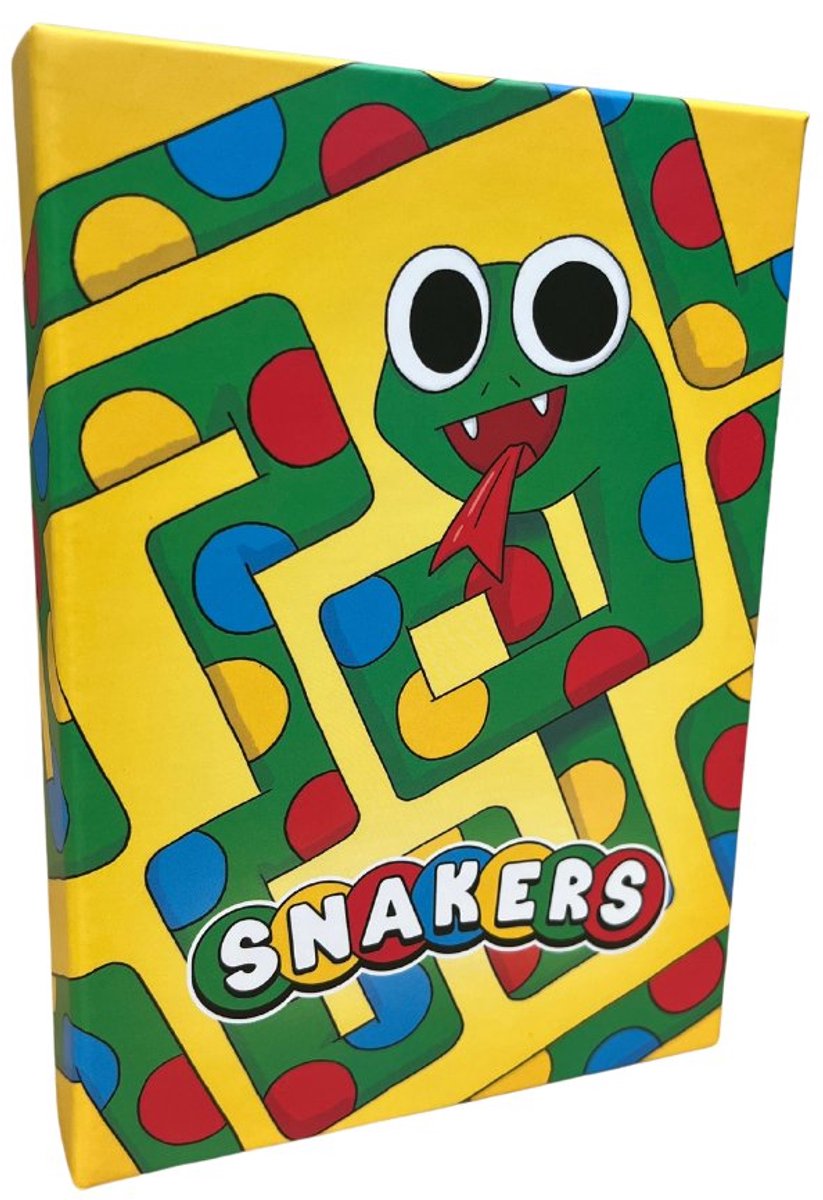 Jeu de cartes Asmodee Snakers - Jeu familial coloré pour enfants.