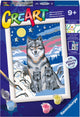 Ravensburger Creart peinture sur le numéro Great Wolves Family