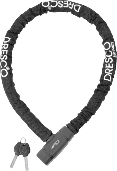 Dresco Paieserslot Cable 100 cm en acier inoxydable 3 pièces noir