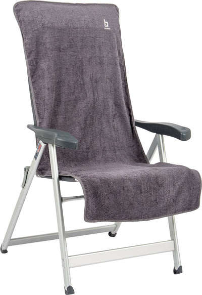 Bo-camp - housse de chaise m - universelle - tissu éponge - gris