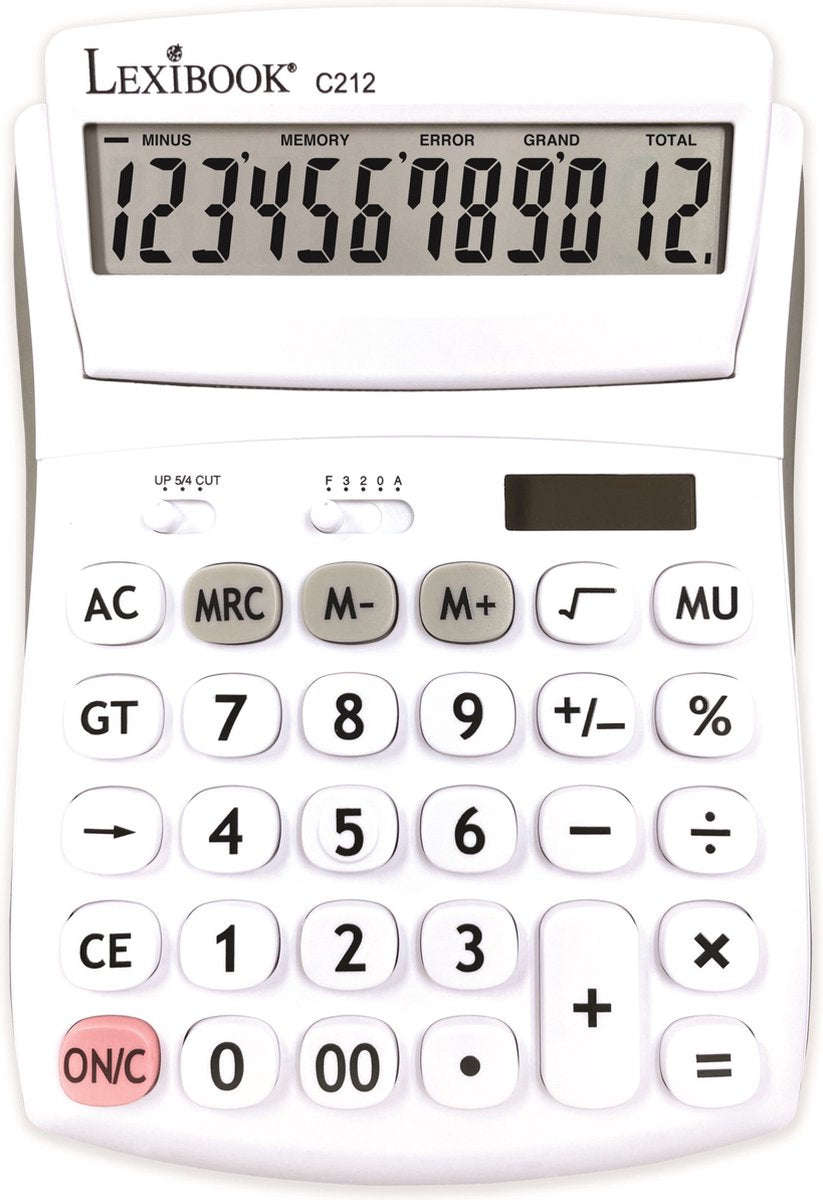 Calculatrice de bureau Lexibook à 12 chiffres