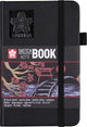 Carnet de croquis Sakura 9 x 14 cm 80 pages papier noir 140g
