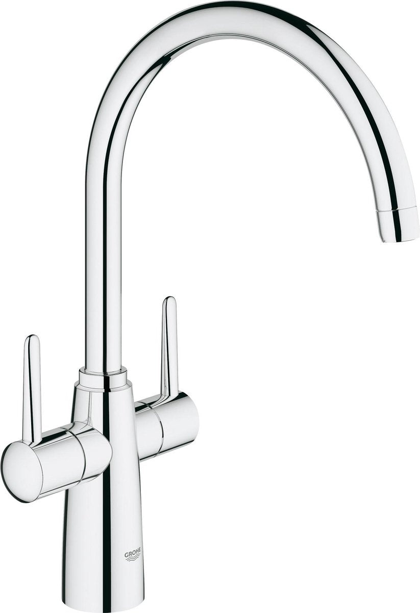 Robinet de cuisine Grohe ambi - bec pivotant - chrome