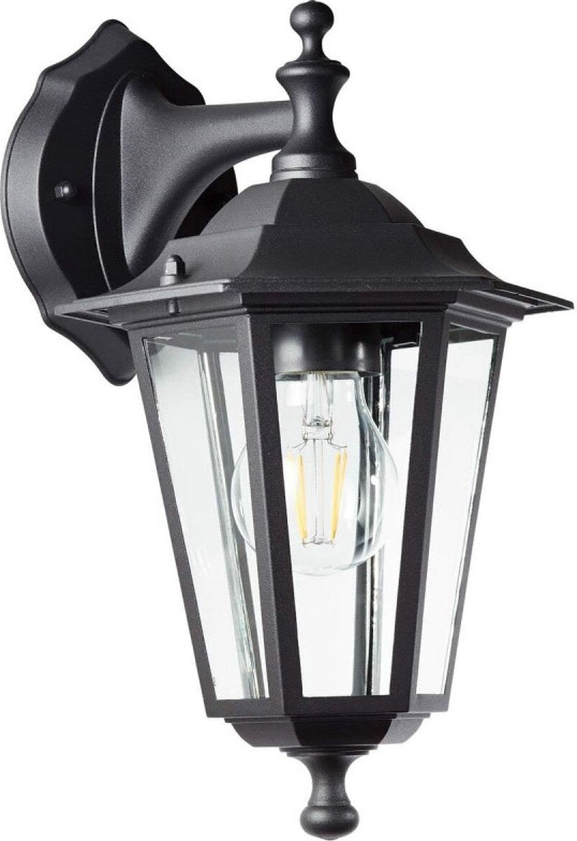 Brilliant carleen - lampe d'extérieur - ip44 - e27 max 1x40w - noir