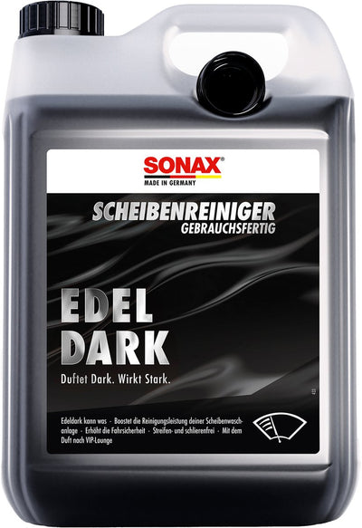 Sonax nettoyant pour vitres prêt à l'emploi noble dark - nettoyant pour lave-glaces et lave-phares - vue dégagée - 5l