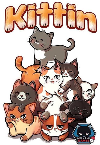 Kittin de jeu de chat Asmodee - jeu d'empilage rapide pour les enfants.