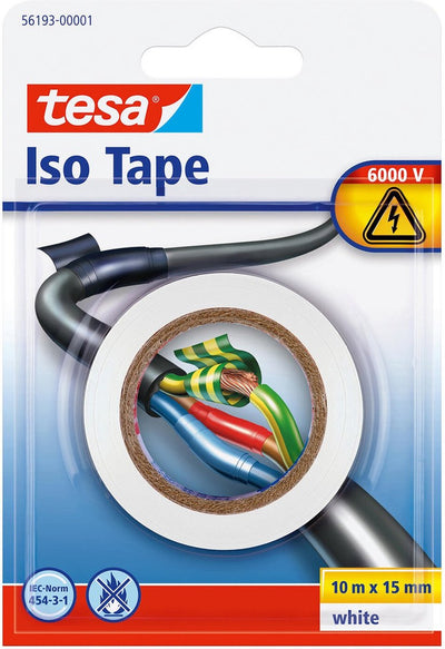 Tesa 1001726 - ruban isolant 10mx15mm wi | 12 pièces