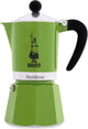 Bialetti arc-en-ciel vert 6 tasses – cafetière à expresso – aluminium – 270 ml