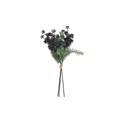 Countryfield branche artificielle baie d'hedera bleu vert 46xh23cm