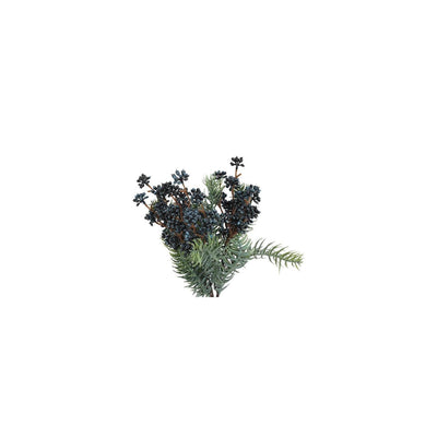 Countryfield branche artificielle baie d'hedera bleu vert 46xh23cm