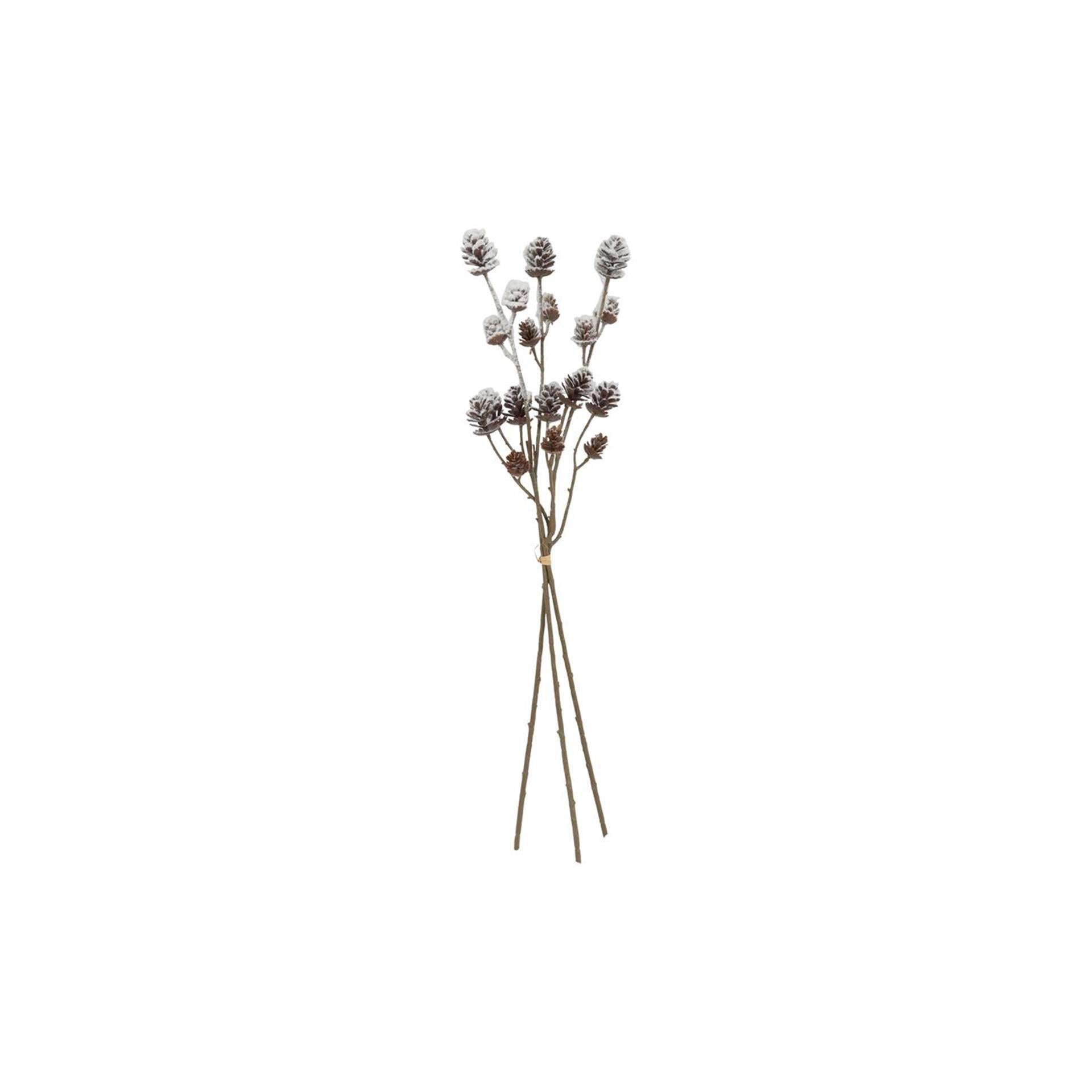 Countryfield faisceau de branches artificielles mélèze marron 64x12x6cm