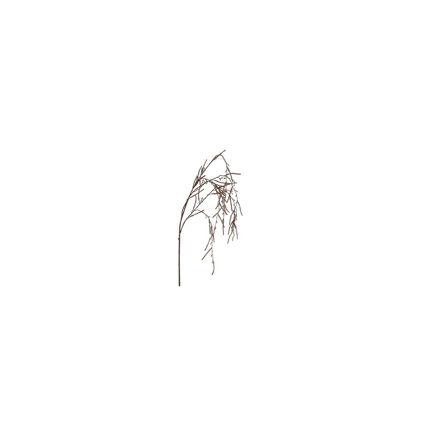 Branche artificielle champ de campagne plastique marron h32cm