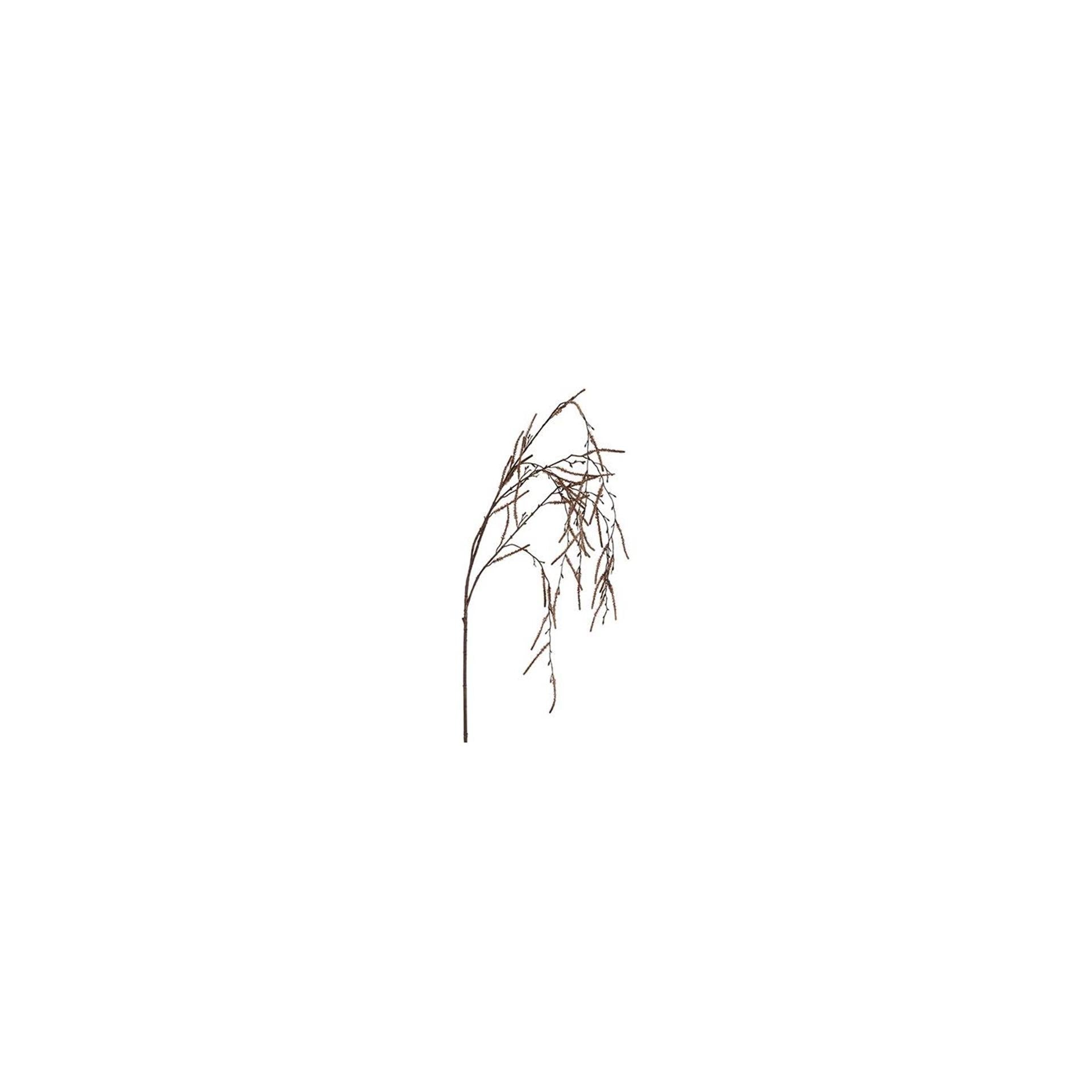 Branche artificielle champ de campagne plastique marron h32cm