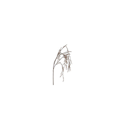 Branche artificielle champ de campagne plastique marron h32cm