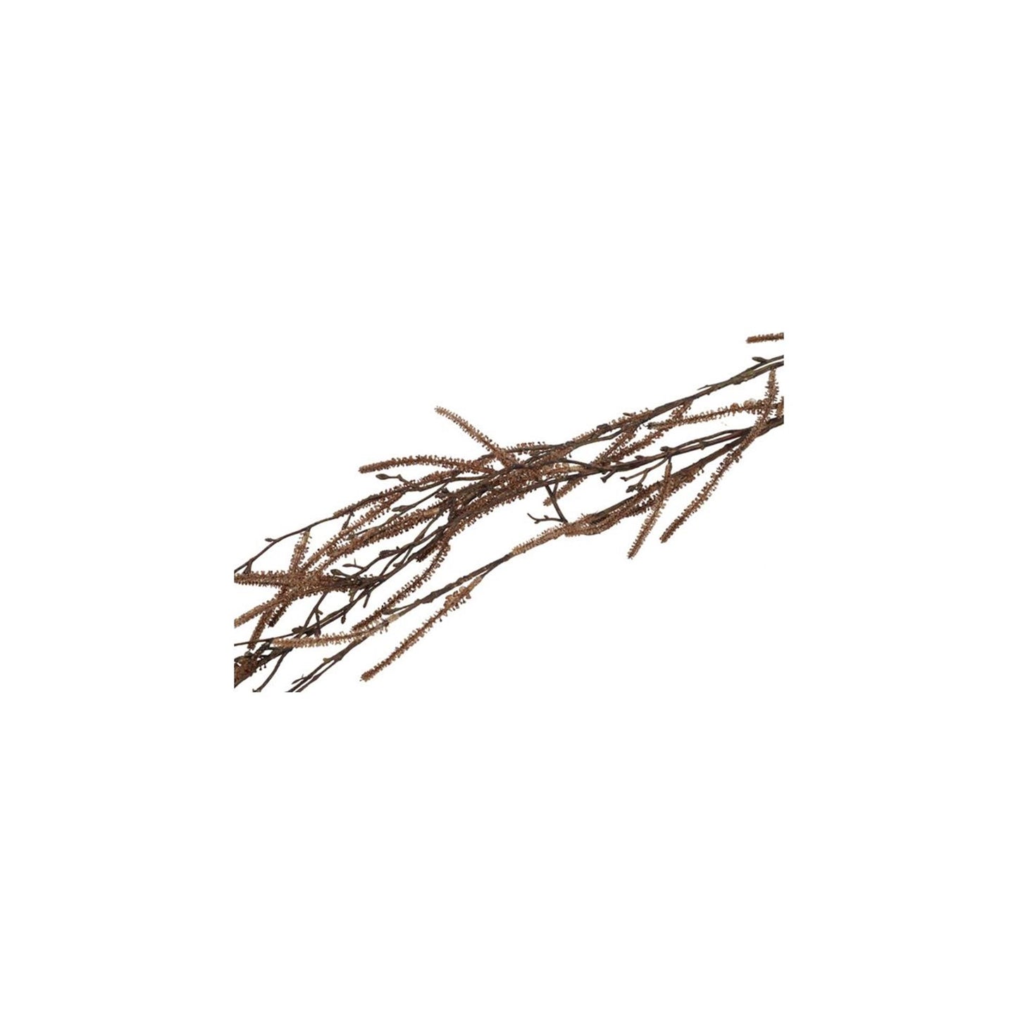 Branche artificielle champ de campagne plastique marron h32cm