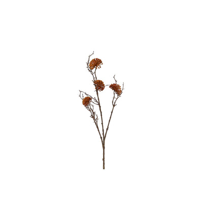 Countryfield fleur artificielle hélix orange 75x13x6.5cm