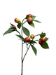 Roberts collection branche artificielle prune 75cm vert rouge
