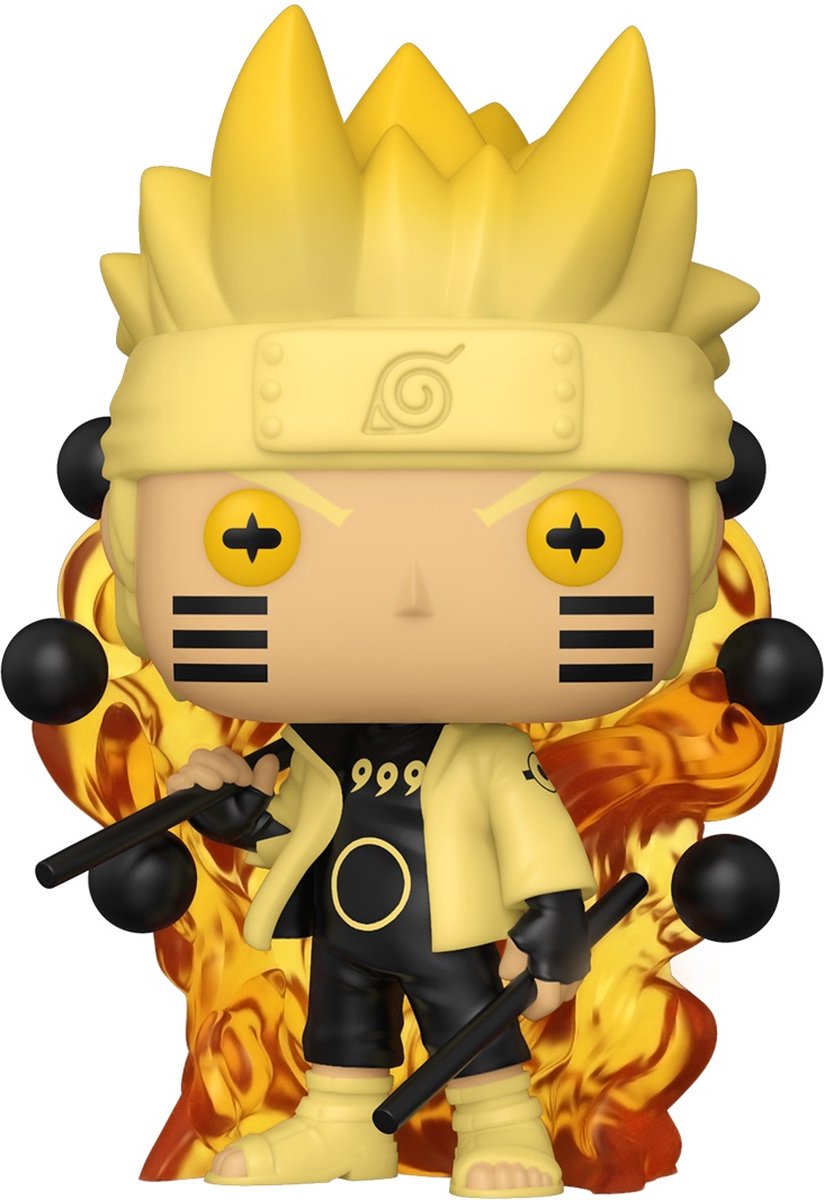 Funko Naruto-pop! série d'animation spécialisée naruto six path sage (glow) figurine de collection 9 cm - multicolore
