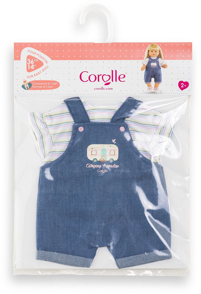 Poupée Corolle salopette en jean avec t-shirt petit explorateur - 36cm