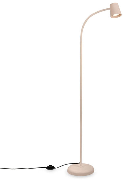 Briloner skriva - lampadaire - lampadaire rotatif - avec interrupteur au pied - raccord gu10 - lampe de bureau - ø21 x 127,5 cm - beige