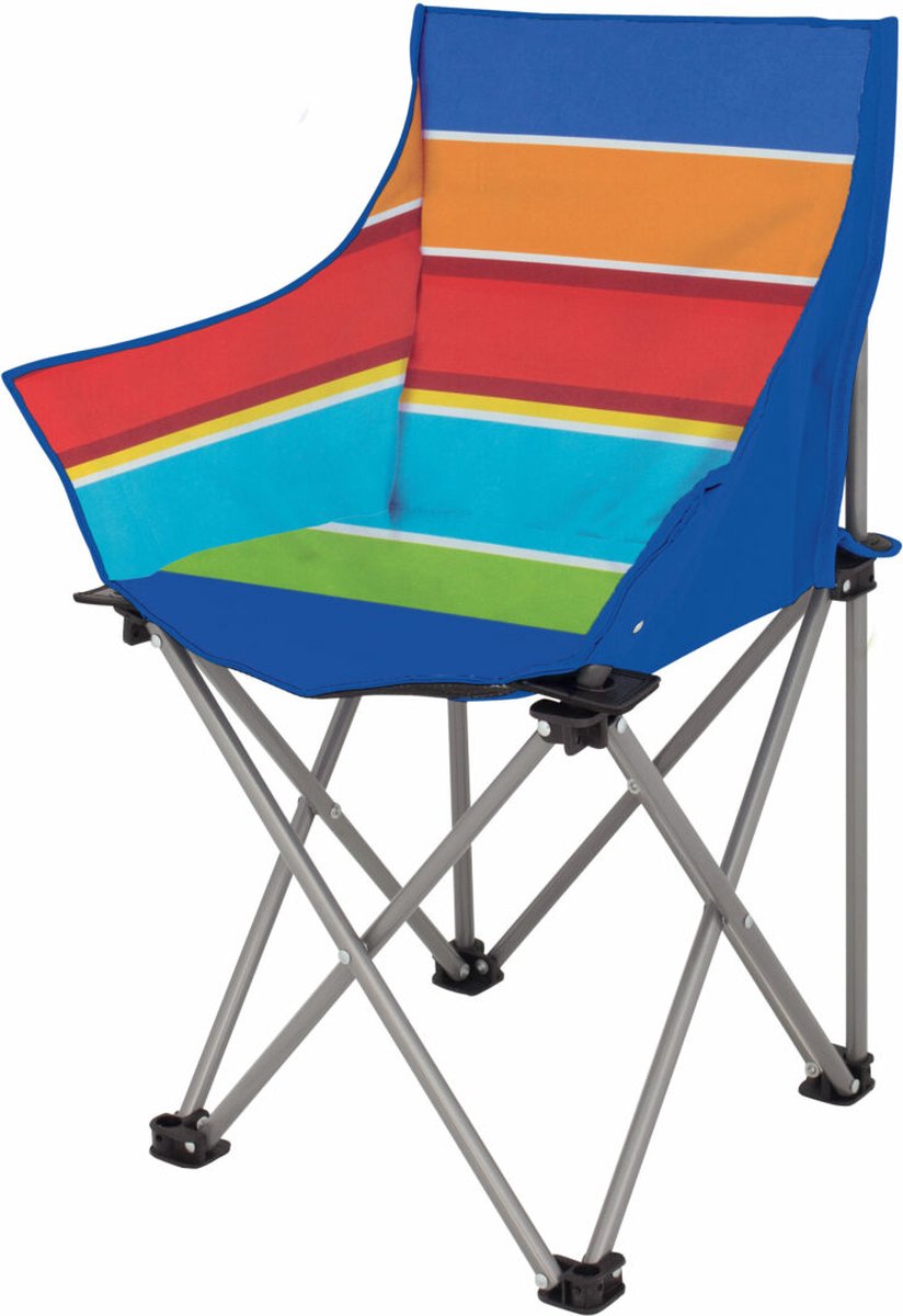 Eurotrail Xavier - chaise de camping pour enfants - multi-rayures