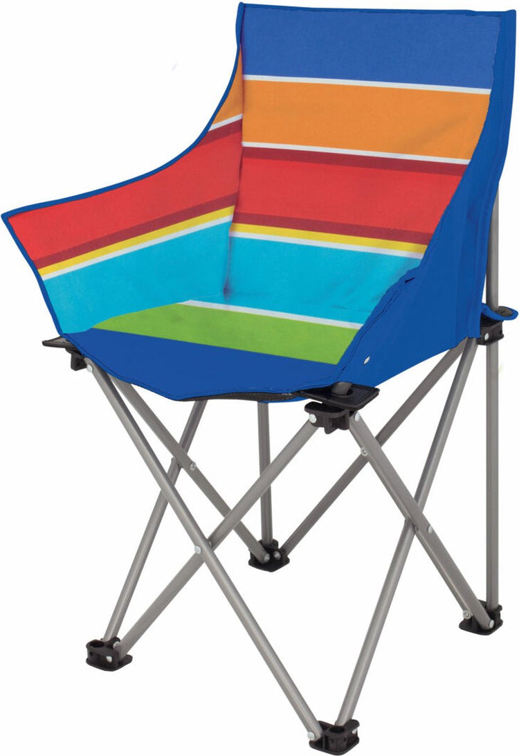 Eurotrail Xavier - chaise de camping pour enfants - multi-rayures