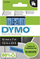Étiquettes Dymo originales d1 | texte noir sur étiquette bleue | 12 mm x 7 m | étiquettes autocollantes pour l'imprimante d'étiquettes Label Manager | fabriqué en europe