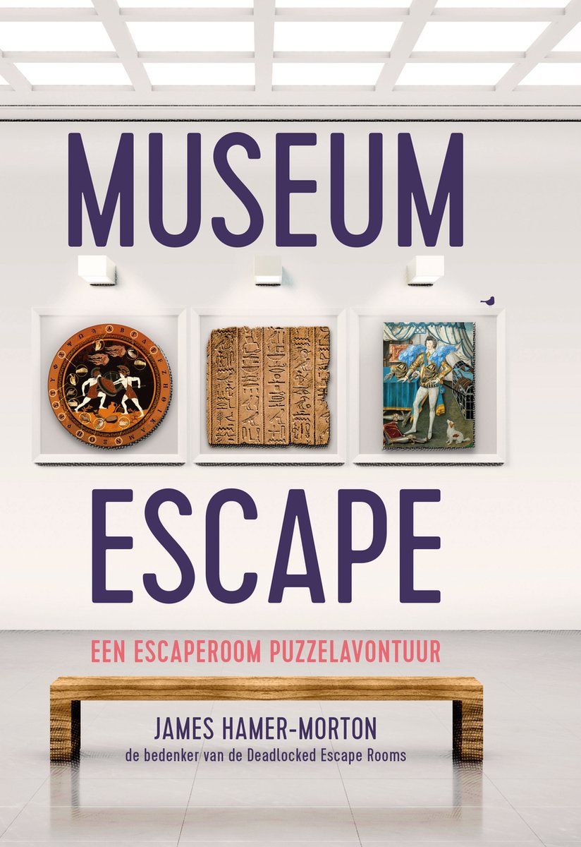 Évasion du musée créatif Sparrow. livre de puzzles de salle d'évasion