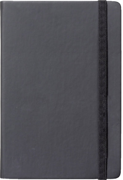 Quantore - carnet - a5 - noir - couverture rigide - ligné - 1 pièce