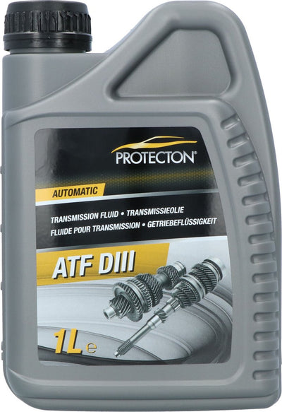 Huile de transmission Protecton - ATF DIII - minérale - pour boîtes de vitesses automatiques, directions assistées - pour voitures particulières, camions - 1 litre