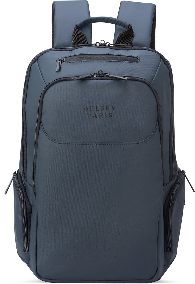 Delsey parvis plus sac à dos pour ordinateur portable - résistant à l'eau - 2 compartiments - 13,3 pouces - gris
