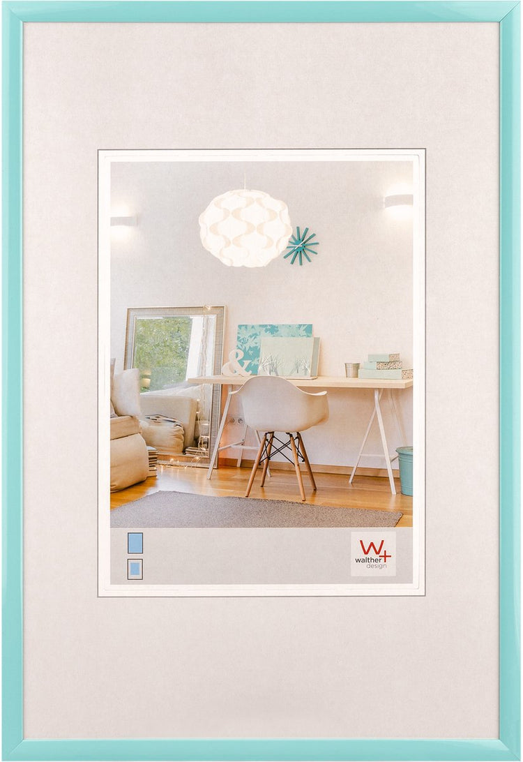 Walther new lifestyle - cadre en plastique - format photo 30x45 cm - turquoise