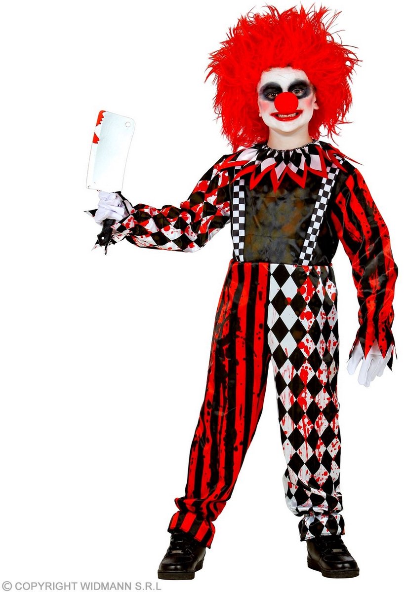 Costume de clown d'horreur Widmann pour enfants