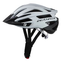 Cratoni Helm Agravic blanc-noir brillant L-xl