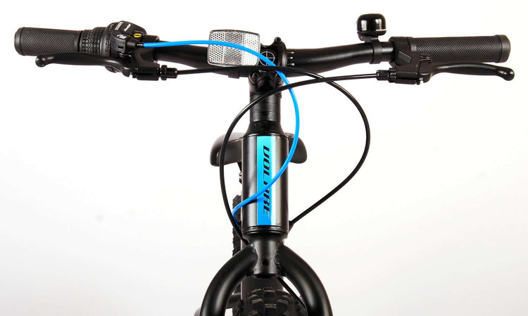 Vélo pour enfants Volare Gradient - Garçons - 20 pouces - Noir Bleu Aqua - 6 vitesses - Prime Collection