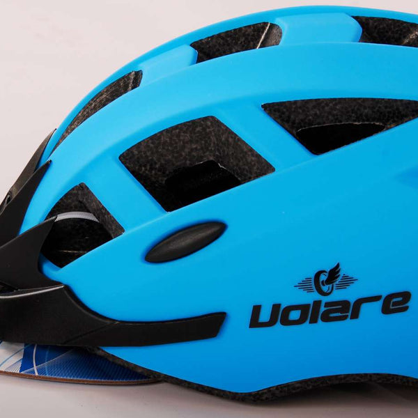 Casque de vélo Volare Unisexe - 54-58cm - Bleu