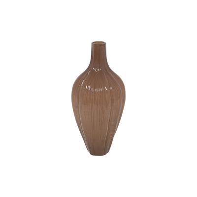 Vase Countryfield haute eline marron mat ø16xh36cm