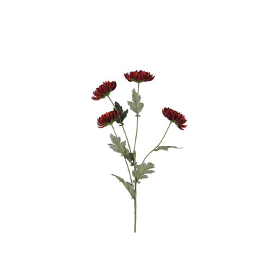 Countryfield branche artificielle chrysanthème marron 20xh83,8cm