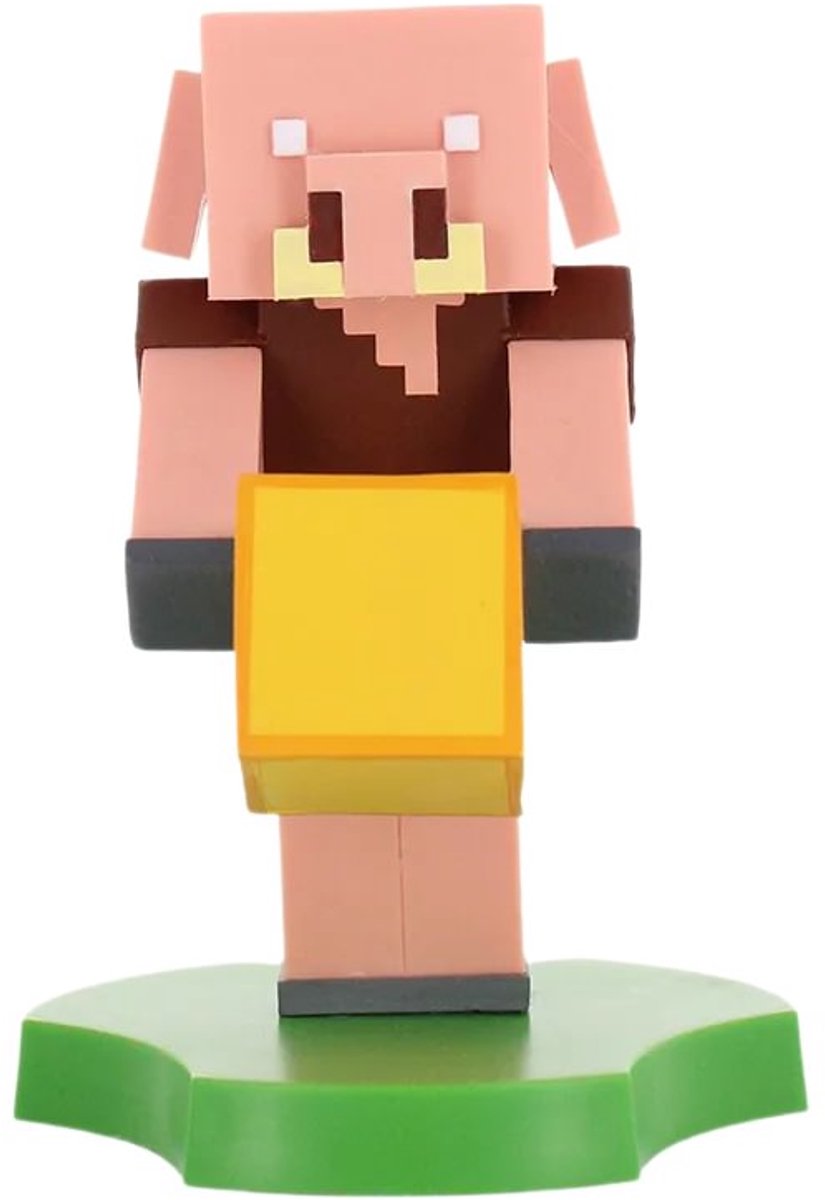 Cableguys minecraft - piglin - support de figurine pour téléphone | étui de chargement (haubans mini)