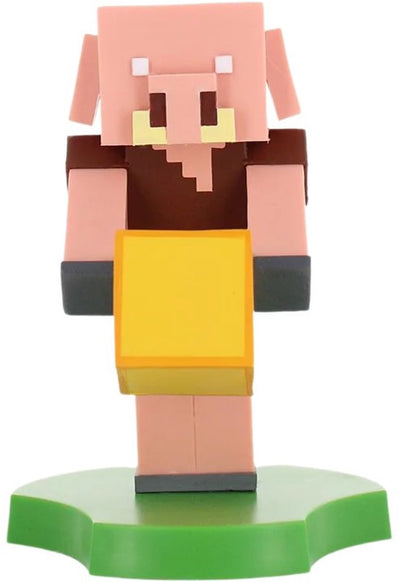 Cableguys minecraft - piglin - support de figurine pour téléphone | étui de chargement (haubans mini)