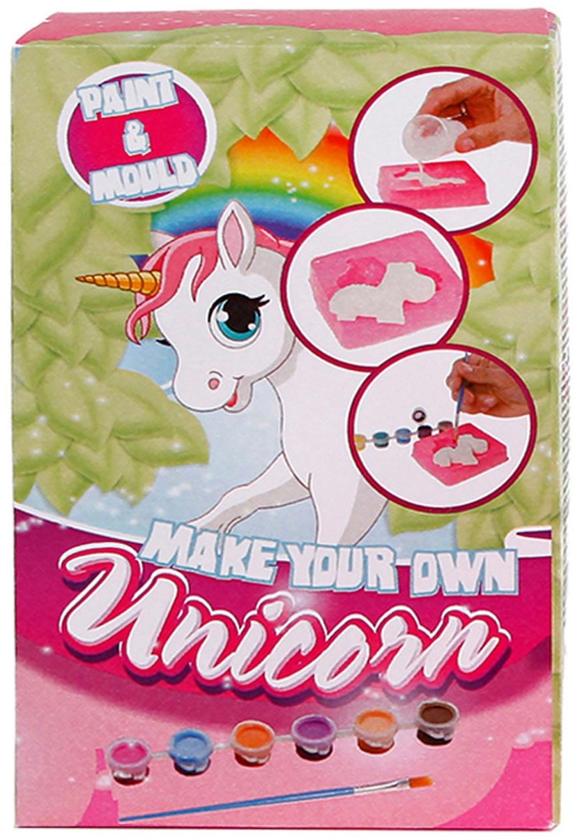 Peignez votre propre licorne en plâtre