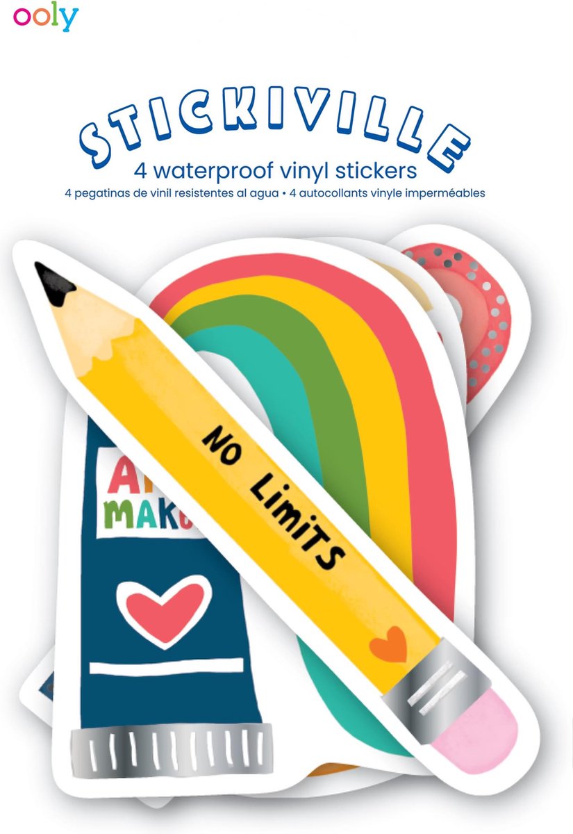 Ooly - stickiville - vinyle de créateur d'art