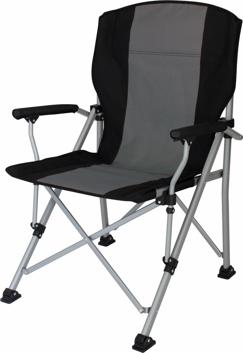 Eurotrail caldaro - chaise de camping - noir anthracite