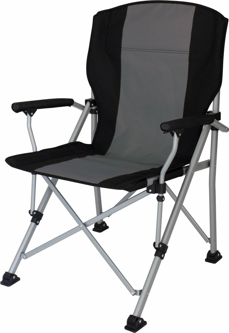 Eurotrail caldaro - chaise de camping - noir anthracite