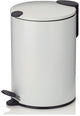 Kela poubelle à pédale, 3 l, blanc mat - | mat