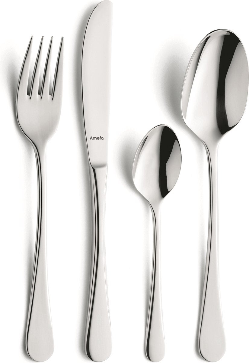 Amefa Amefa Couvrerie de 24 pièces Set Rebecca High Gloss Silver Colored